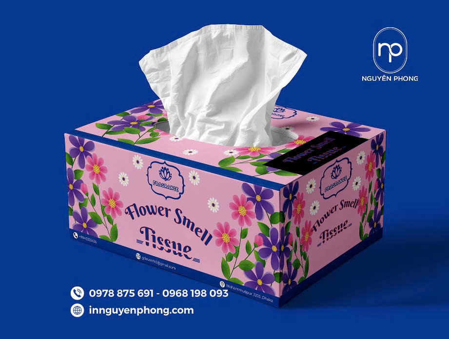 Hộp khăn giấy giấy Kraft - Thân thiện với môi trường